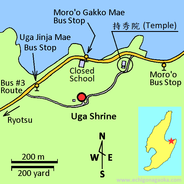 map of Uga Shrine